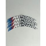 Bmw M Power Lastik Yazisi Seti 8 Adet