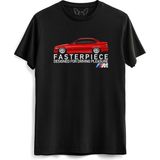 Bmw M Tasarımlı Dijital Baskılı Unisex Siyah Tshirt - XL
