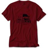 Bmw M3 Power Kırmızı Tişört - 4XL