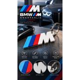BMW Motorsport BMW M Logolu Anahtarlık 3D Baskı Motosport Araba Anahtarlık Aksesuarı