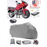 Bmw R 1100 Rs Branda Gri Arka Çanta Uyumlu(Topcase) Motosiket Brandası Motor Örtüsü Çadır Su Geçirmez Motosiklet Kılıfı Motor Brandası,lastikli,taşıma Torbalı