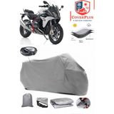 Bmw R 1200 Rs Branda Gri Arka Çanta Uyumlu(Topcase) Motosiket Brandası Motor Örtüsü Çadır Su Geçirmez Motosiklet Kılıfı Motor Brandası,lastikli,taşıma Torbalı