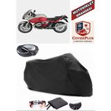 Bmw R 1200 St Branda Siyah Arka Çanta Uyumlu(Topcase) Motosiket Brandası Motor Örtüsü Çadır Su Geçirmez Motosiklet Kılıfı Motor Brandası,lastikli,taşıma Torbalı