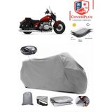 Bmw R 18 Branda Gri Arka Çanta Uyumlu(Topcase) Motosiket Brandası Motor Örtüsü Çadır Su Geçirmez Motosiklet Kılıfı Motor Brandası,lastikli,taşıma Torbalı