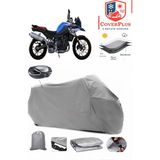 Bmw R 800 Rt Branda Gri Arka Çanta Uyumlu(Topcase) Motosiket Brandası Motor Örtüsü Çadır Su Geçirmez Motosiklet Kılıfı Motor Brandası,lastikli,taşıma Torbalı