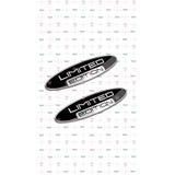BMW Suzuki Kawasaki Yamaha Aprilia etiket motosiklet limited edition Gümüş 3D sticker