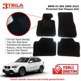 Bmw X1 E84 2009-2015 Lüks Halı Paspas Siyah