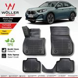 Bmw X2 Paspas 2018 Sonrası Uyumlu 3D Havuzlu Wöller Paspas - Siyah