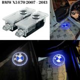 Bmw X5 E70 2007 2013 Uyumlu Kapı Altı Led Aydınlatma Araca Özel 3 Boyutlu Logo Lazer Işık 2li Set