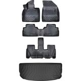 Bmy Oto Aksesuar Toyota Rav 4 2006-2012 3D Araca Özel Paspas ve Bagaj Havuzu Set - Siyah