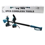 Bn-5 Cordless Tools Ltj-6A Zz-01 2 Pcs Set 6&Quot; Budama Dal Kesme Testere=Şarjlı--Yağsız - Zincirli + Şarjlı Bağ Makası Teleskopik Uzayan Me