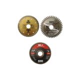 Bn5 Ahşap Kesme Mermer Fayans Kesici 60 Kum Zımpara 115 mm 3lü Disk Seti
