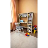 BNB01 Kitaplıklı Çalışma Masası – Suntalam, Modern ve Fonksiyonel Tasarım - Sonoma - 113*141*40