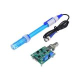 Bnc Ph Elektrot Sensör Probu E201-c Sıvı Su 0-14ph Algılayıcı Arduino Ph Sensör Modülü