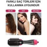 Bnl Ticaret One Step 1200W İyonlu Hızlı Fön Tarağı Seti – Kurutma, Düzleştirme ve Hacimlendirici Saç Şekillendirici