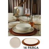 BNMOD16YSA520 Bone Moderna 4 Kişilik 16 Parça Mat Altın File Yemek Takımı
