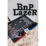 BnP LAZER 61 Lazer Kesim Pleksi Motor Plakalık