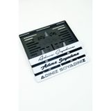 BnP LAZER İsme Özel Lazer Kesim Pleksi Beyaz Zemin Motor Plakalık