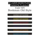 BNP PLAKALIK İSME ÖZEL LAZER KESİM KABARTMALI MODEL PLEKSİ PLAKALIK (2 ADET )