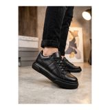 BOA BA0247 Erkek Sneaker Günlük Casual Spor Ayakkabı Siyah Taban