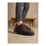 BOA BLF 010 Erkek Sneaker Günlük Casual Spor Ayakkabı Kahverengi Siyah Taban