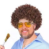 Bob Ross Bonus Peruk Kahverengi Renk 120 Gr Mirsm0010k-Smr-D018