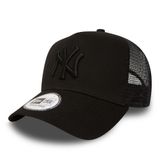 Bob Team Logo Trucker Şapka New York Yankees Siyah Fileli