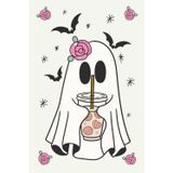 Boba Boo – Cute Ghost: Plain Notebook Sketchbook: Part of The Rebel Spooks Range