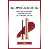 BOBBI BROWN Luxe Matte Liquid Lipstick - 8 Saate Kadar Kalıcı Nemlendirme Etkili Likit Mat Ruj - Icon - 6ml