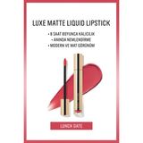 Bobbi Brown Luxe Matte Liquid Lipstick - 8 Saate Kadar Kalıcı Nemlendirme Etkili Likit Mat Ruj - Lunch Date -6ml