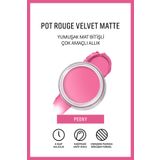 BOBBI BROWN Pot Rouge Velvet Matte - Çok Amaçlı Mat Bitişli Krem Allık & Ruj - Peony
