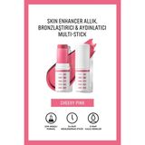 Bobbi Brown Skin Enhancer Çok Renkli Allık, Bronzlaştırıcı & Aydınlatıcı Krem Multi-Stick Parlak Görünüm - Cheeky Pink