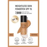 Bobbi Brown Weightless Skin 24 Saat Kalıcı Likit Fondöten Spf 15 - Doğal Ve Mat Bitişli - Cool Honey - 30 Ml