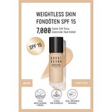Bobbi Brown Weightless Skin 24 Saat Kalıcı Likit Fondöten Spf 15 - Doğal Ve Mat Bitişli - Cool Ivory - 30 Ml