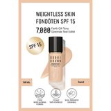 Bobbi Brown Weightless Skin 24 Saat Kalıcı Likit Fondöten Spf 15 - Doğal Ve Mat Bitişli - Sand - 30 Ml