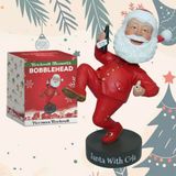 Bobbletopia Cola Bobblehead ile Noel Baba - Norman Rockwell