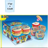 Bobbo Puzzle Burger Ahududu, Çilek ve Kola Aromalı Emzik Şeker ve Ekşili Toz Şeker (17GRX12ADT) - 17 gr