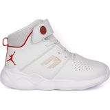 BOBE KİDS Rio Flt Beyaz Çocuk Basket Sneakers Ayakkabısı Düz Tabanlı Erkek Çocuk İçin