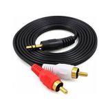 Boblov 1.5 Metre Stereo Lale Kablo 3.5 mm Stereo 2 RCA Ses Sistemi Kablosu Aux