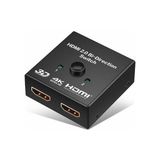 Boblov 2 Port HDMI To HDMI Çift Yönlü Switch ve Splitter HDMI Çoklayıcı Hdmii Seçici