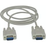 Boblov 9 Pin Seri RS232 Com Port Erkek Erkek RS232 Kablo 1.5 Metre