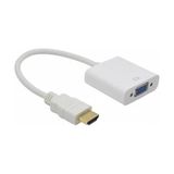 Boblov HDMI To VGA Kablo Çevirici Dönüştürücü HDMI VGA Dönüştürücü HDMI In VGA Out