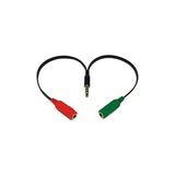 Boblov Kulaklık Mikrofon Birleştirici Kablo 3.5 mm Erkek To 2 x 3.5 mm Stereo Headphone