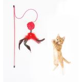 Bobo 40 cm Tüylü Top Kedi Oltası