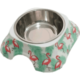 Bobo BO-3138H Melamin A5 150 ml Flamingo Köpek Mama Ve Su Kabı