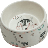 Bobo Krem Melamin 700 ml Kedi Köpek Mama Kabı