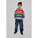 Boboli Beli Lastikli Düz Denim Pantolon 2 Yaş-6 Yaş Mavi - 3 Yaş - Klasik