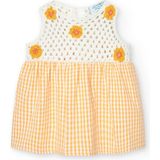 Boboli Kız Bebek Poplin Elbise - 9 Ay - Renkli