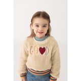 Boboli Kız Çocuk Good Nakışlı Sweatshirt - Çok Renkli - 2 Yaş