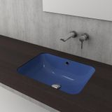 Bocchi 1006-024-0125 55 cm Capri Mavi Tezgahaltı Lavabo